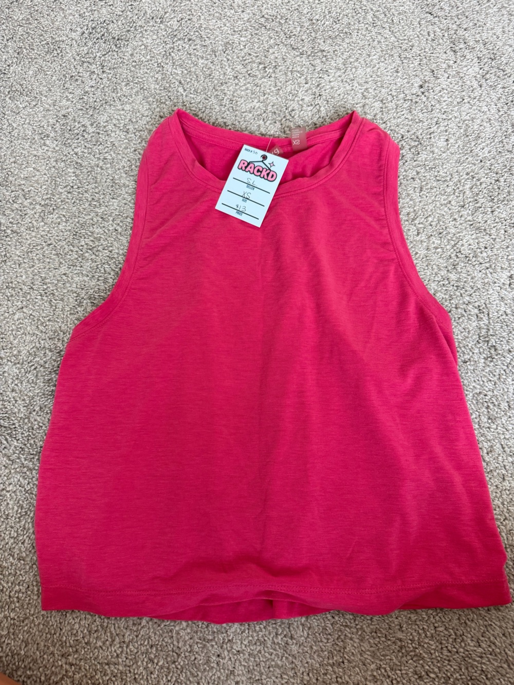 Zella Hot Pink Tank Top